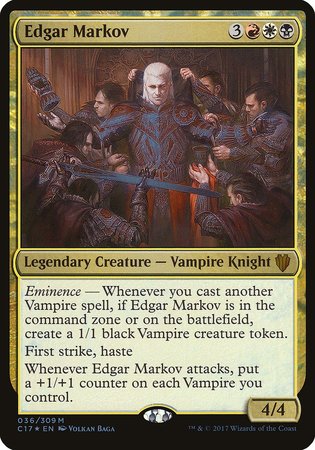 Edgar Markov (Commander 2017) [Commander 2017 Oversized] | Mindsight Gaming