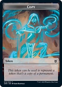 Copy // Illusion Double-sided Token [Zendikar Rising Tokens] | Mindsight Gaming