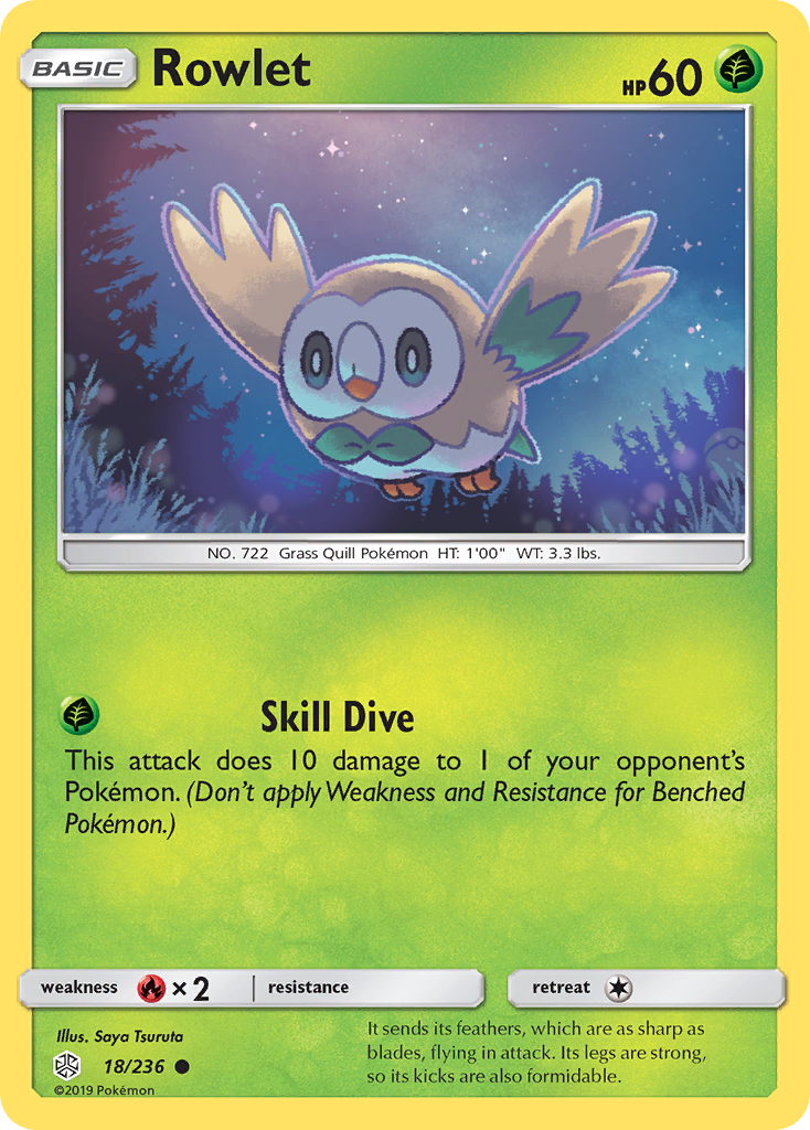 Rowlet (18/236) [Sun & Moon: Cosmic Eclipse] | Mindsight Gaming