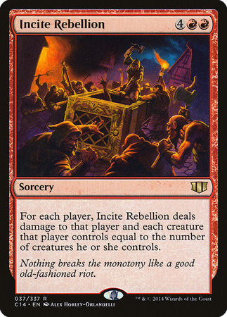 Incite Rebellion [Commander 2014] | Mindsight Gaming