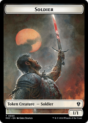 Soldier // Kobolds of Kher Keep Double-Sided Token [Murders at Karlov Manor Commander Tokens] | Mindsight Gaming