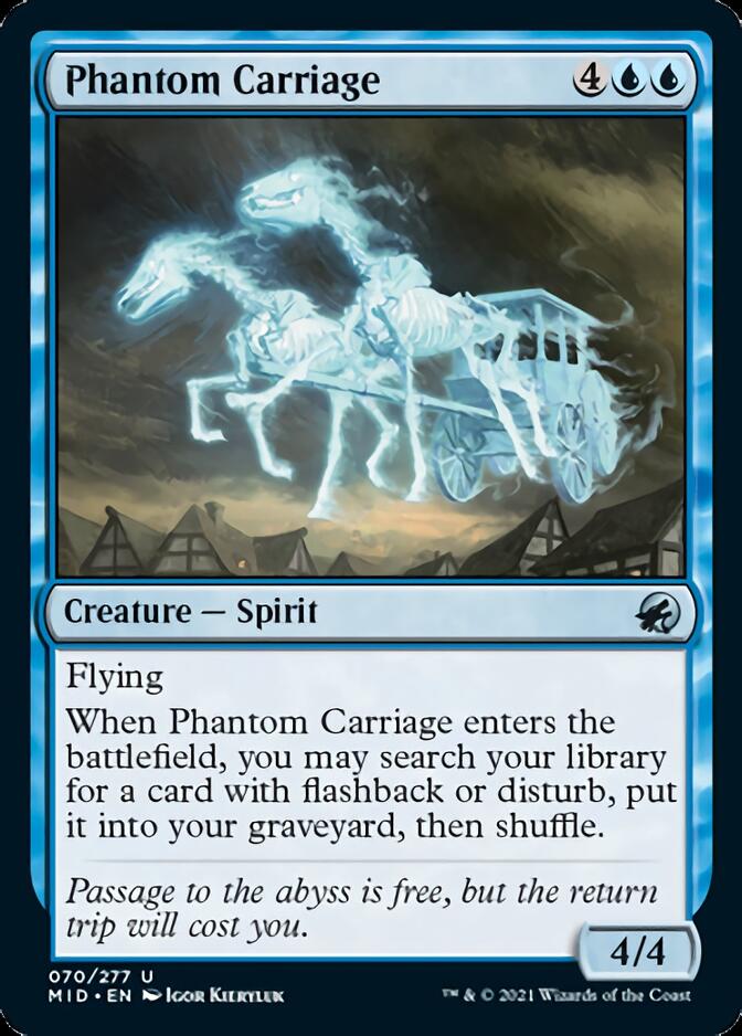 Phantom Carriage [Innistrad: Midnight Hunt] | Mindsight Gaming