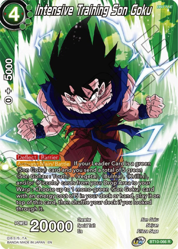 Intensive Training Son Goku (BT10-066) [Theme Selection: History of Son Goku] | Mindsight Gaming