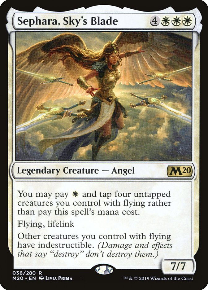 Sephara, Sky's Blade [Core Set 2020] | Mindsight Gaming