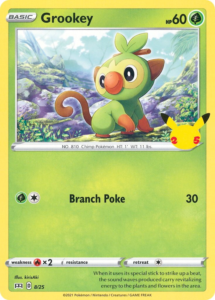 Grookey (8/25) [McDonald's 25th Anniversary] | Mindsight Gaming