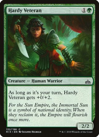 Hardy Veteran [Rivals of Ixalan] | Mindsight Gaming