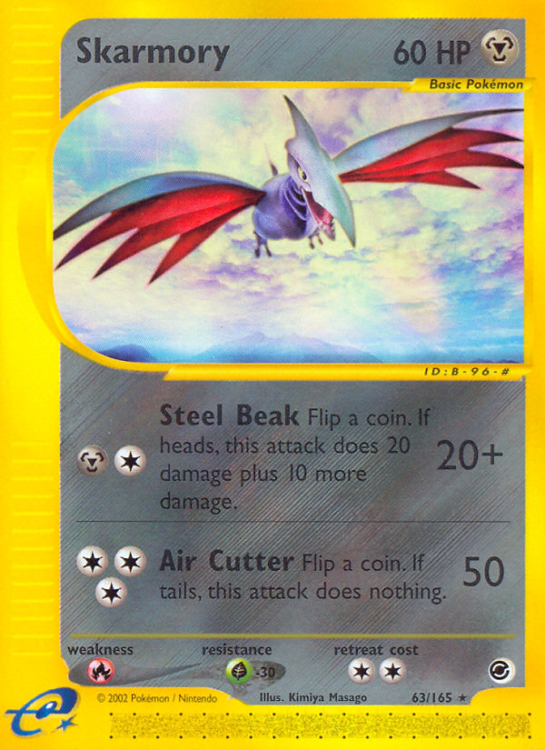 Skarmory (63/165) [Expedition: Base Set] | Mindsight Gaming