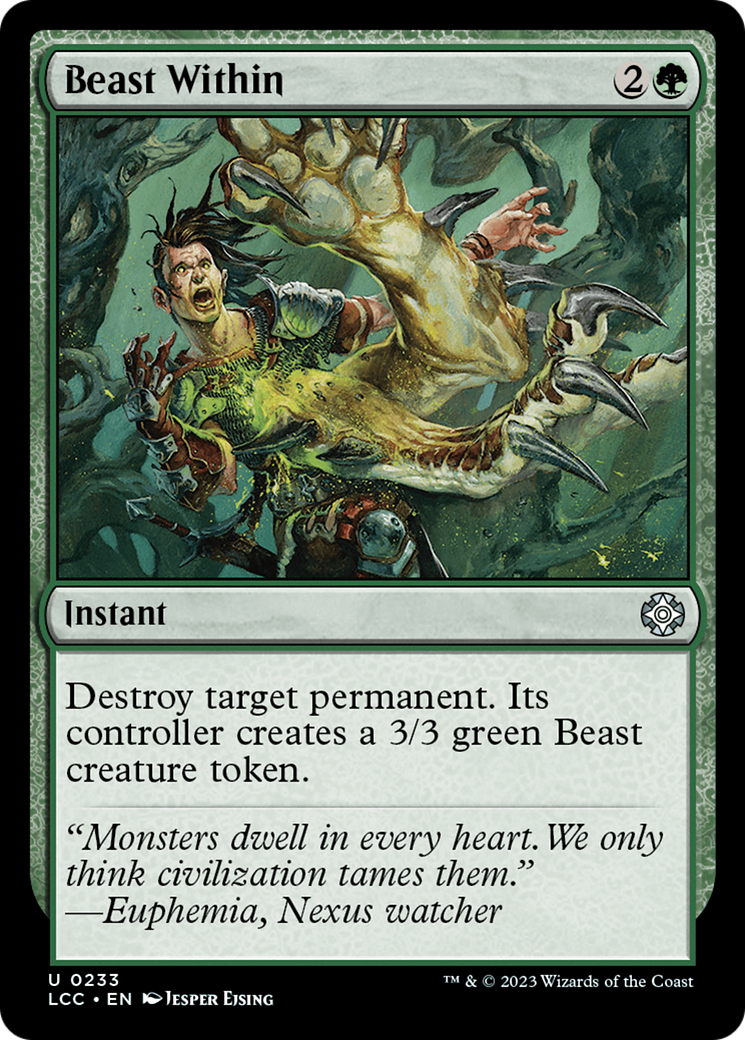 Beast Within [The Lost Caverns of Ixalan Commander] | Mindsight Gaming