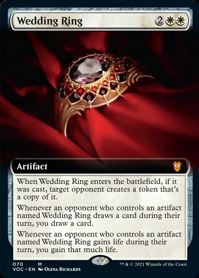 Wedding Ring (Extended) [Innistrad: Crimson Vow Commander] | Mindsight Gaming