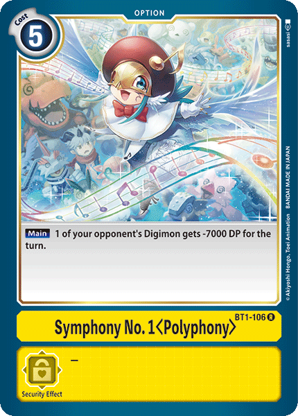 Symphony No.1 (Polyphony) [BT1-106] [Release Special Booster Ver.1.0] | Mindsight Gaming