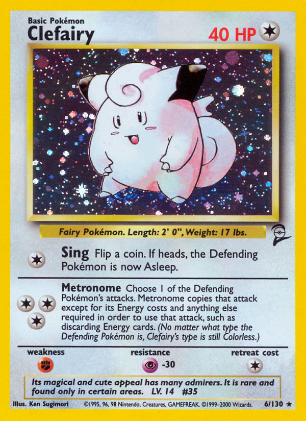 Clefairy (6/130) [Base Set 2] | Mindsight Gaming