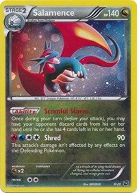 Salamence (8/20) (Cosmos Holo) (Blister Exclusive) [Black & White: Dragon Vault] | Mindsight Gaming