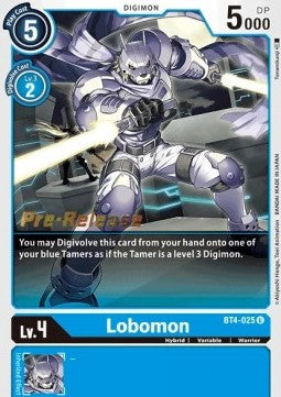 Lobomon [BT4-025] [Great Legend Pre-Release Promos] | Mindsight Gaming