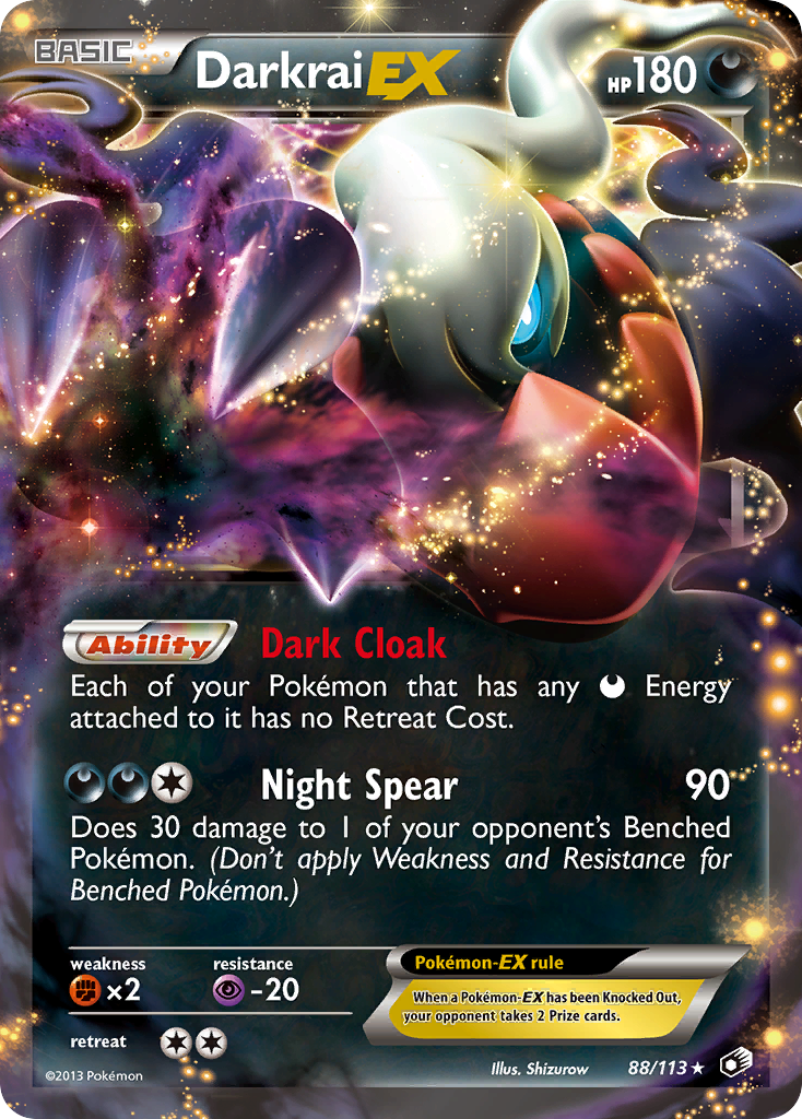 Darkrai EX (88/113) [Black & White: Legendary Treasures] | Mindsight Gaming