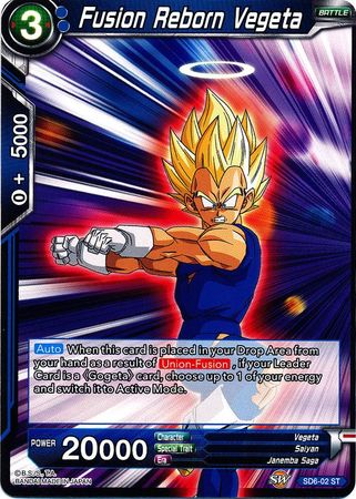 Fusion Reborn Vegeta (Starter Deck - Resurrected Fusion) (SD6-02) [Miraculous Revival] | Mindsight Gaming