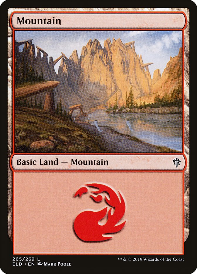 Mountain (265) [Throne of Eldraine] | Mindsight Gaming