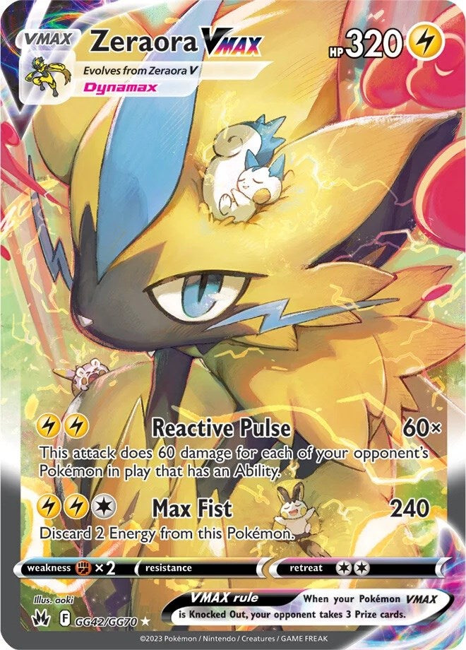 Zeraora VMAX (GG42/GG70) [Sword & Shield: Crown Zenith] | Mindsight Gaming