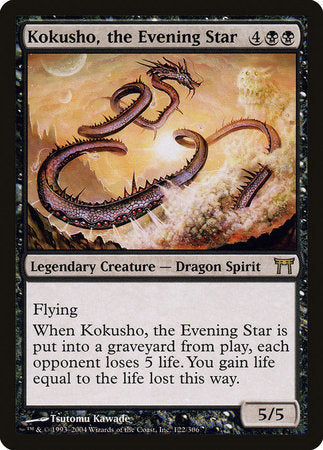 Kokusho, the Evening Star [Champions of Kamigawa] | Mindsight Gaming