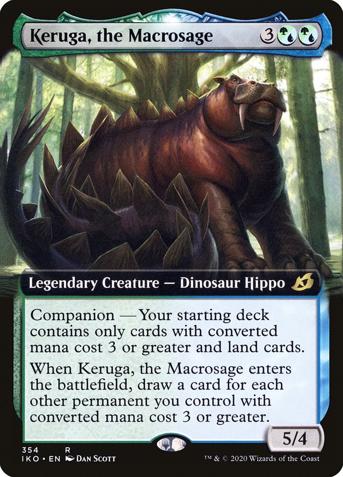 Keruga, the Macrosage (Extended Art) [Ikoria: Lair of Behemoths] | Mindsight Gaming