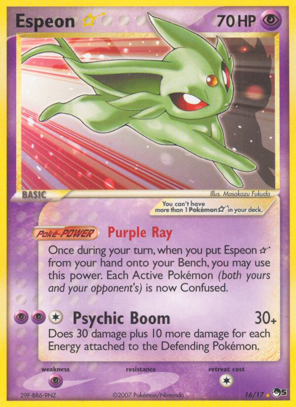 Espeon Star (16/17) [POP Series 5] | Mindsight Gaming