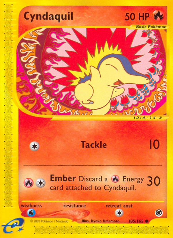 Cyndaquil (105/165) [Expedition: Base Set] | Mindsight Gaming