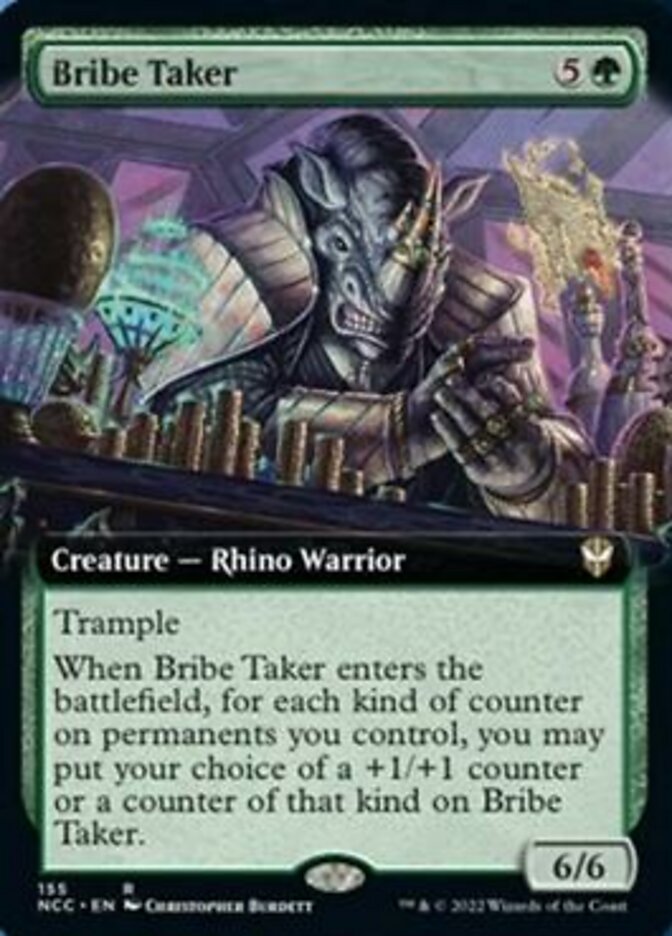 Bribe Taker (Extended Art) [Streets of New Capenna Commander] | Mindsight Gaming