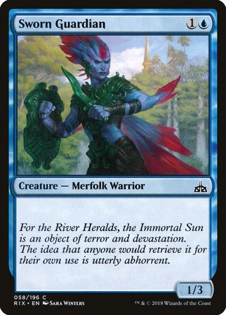 Sworn Guardian [Rivals of Ixalan] | Mindsight Gaming