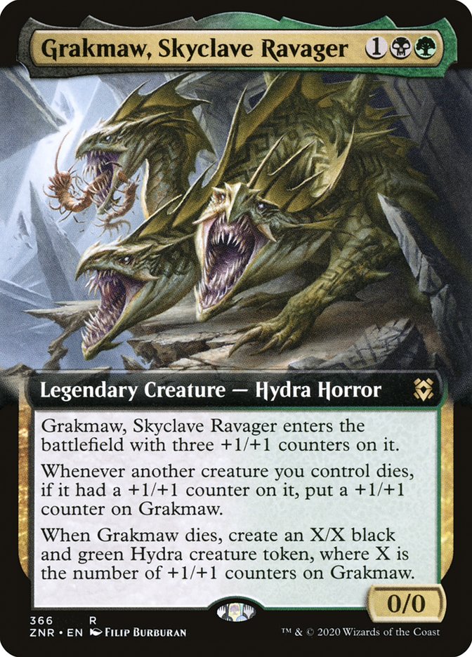 Grakmaw, Skyclave Ravager (Extended Art) [Zendikar Rising] | Mindsight Gaming