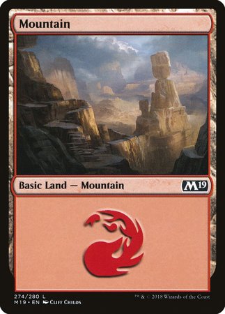 Mountain (274) [Core Set 2019] | Mindsight Gaming