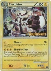 Electivire (20/102) (Staff Prerelease Promo) [HeartGold & SoulSilver: Black Star Promos] | Mindsight Gaming