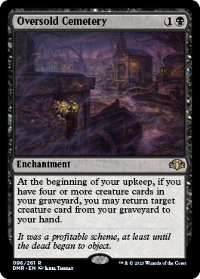 Oversold Cemetery [Dominaria Remastered] | Mindsight Gaming