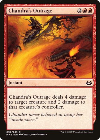 Chandra's Outrage [Modern Masters 2017] | Mindsight Gaming