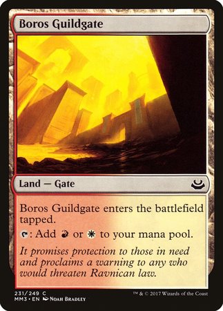 Boros Guildgate [Modern Masters 2017] | Mindsight Gaming