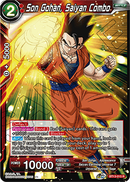 Son Gohan, Saiyan Combo (Rare) [BT13-015] | Mindsight Gaming