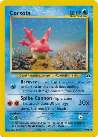 Corsola (37/75) [Neo Discovery Unlimited] | Mindsight Gaming