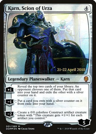 Karn, Scion of Urza [Dominaria Promos] | Mindsight Gaming