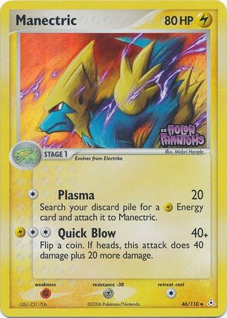 Manectric (46/110) (Stamped) [EX: Holon Phantoms] | Mindsight Gaming