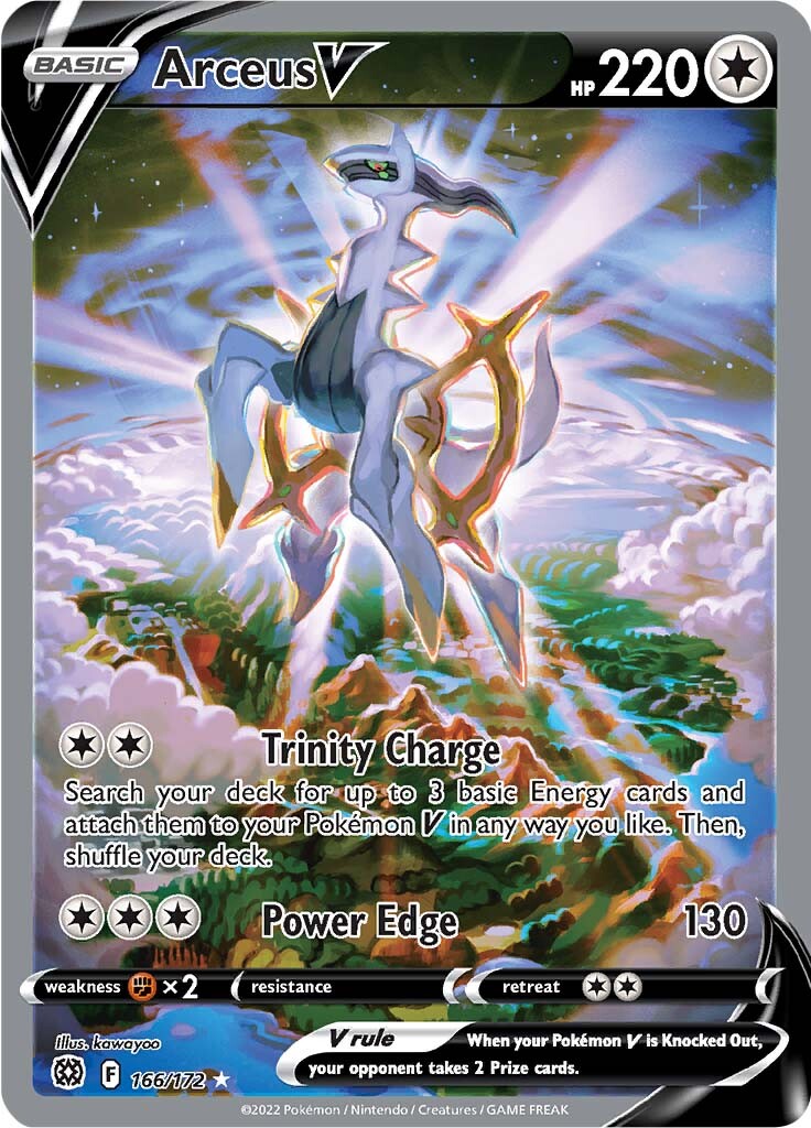 Arceus V (166/172) [Sword & Shield: Brilliant Stars] | Mindsight Gaming