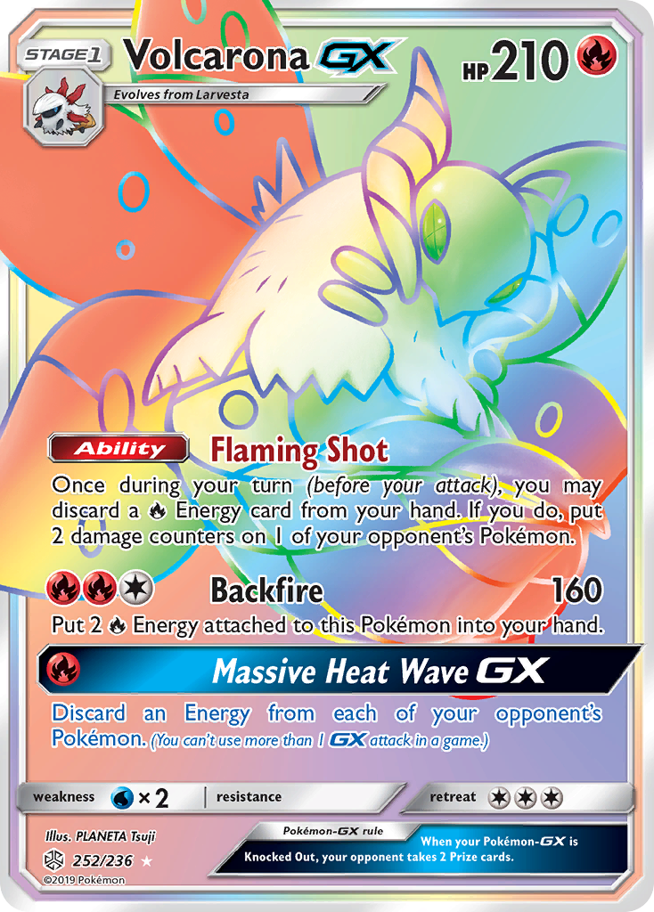 Volcarona GX (252/236) [Sun & Moon: Cosmic Eclipse] | Mindsight Gaming