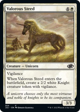 Valorous Steed [Jumpstart 2022] | Mindsight Gaming