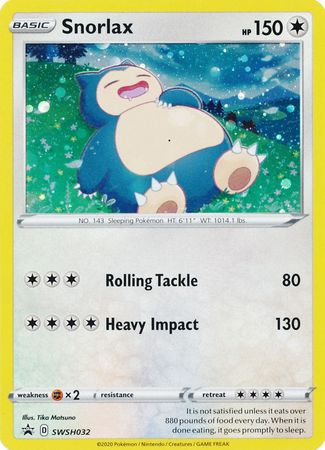 Snorlax (SWSH032) [Sword & Shield: Black Star Promos] | Mindsight Gaming