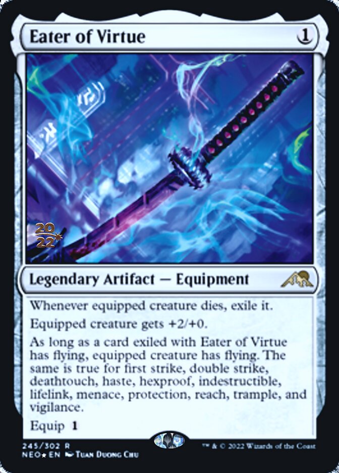 Eater of Virtue [Kamigawa: Neon Dynasty Prerelease Promos] | Mindsight Gaming