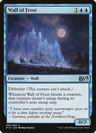 Wall of Frost [Magic 2015] | Mindsight Gaming