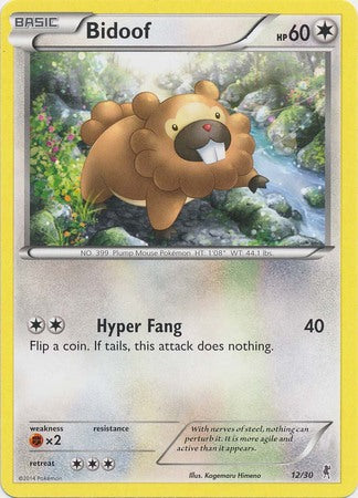 Bidoof (12/30) [XY: Trainer Kit 1 - Bisharp] | Mindsight Gaming