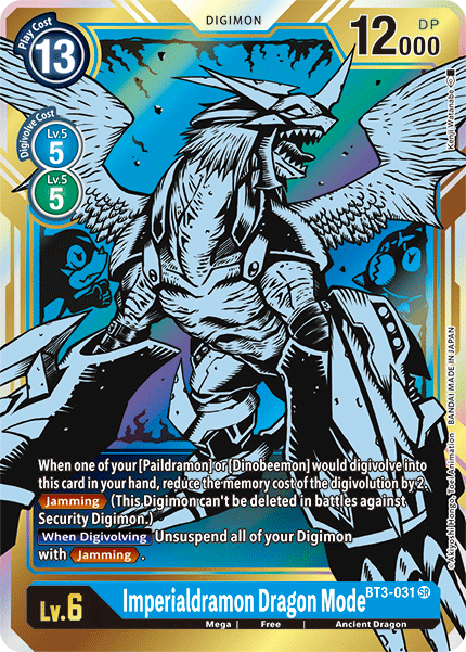 Imperialdramon Dragon Mode [BT3-031] (Alternate Art) [Release Special Booster Ver.1.5] | Mindsight Gaming