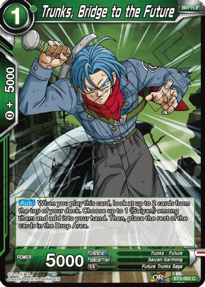 Trunks, Bridge to the Future (Reprint) (BT3-062) [Battle Evolution Booster] | Mindsight Gaming