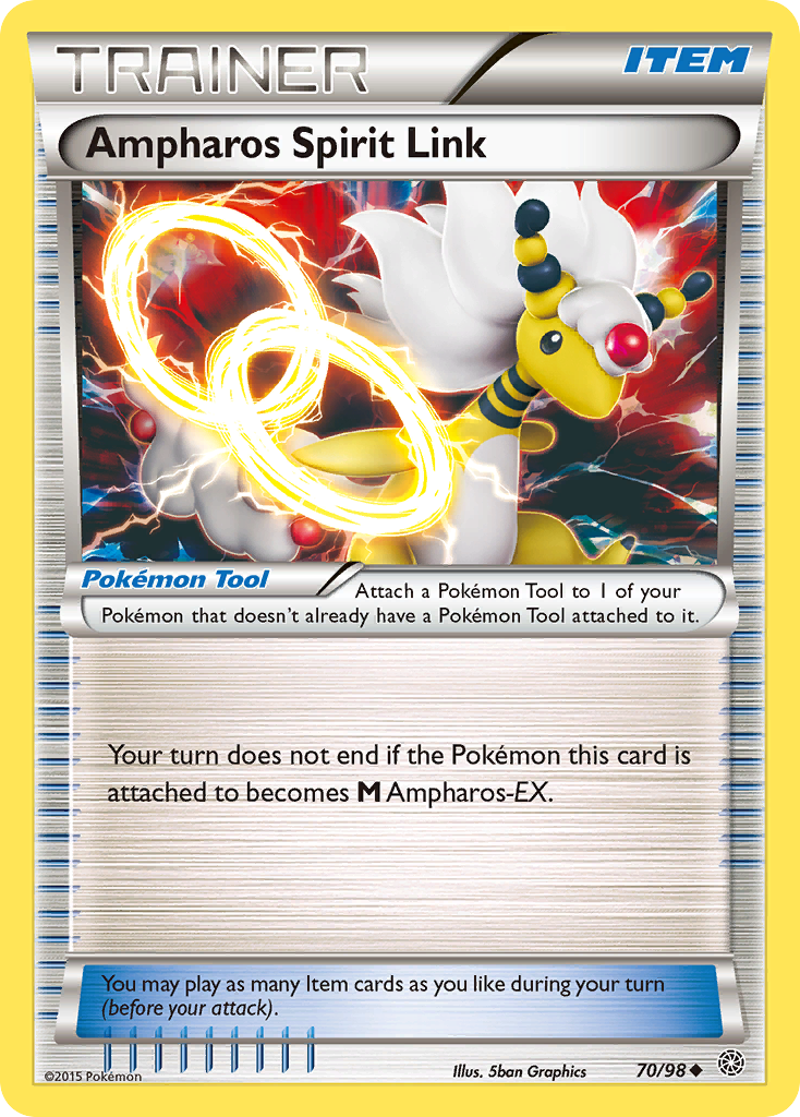 Ampharos Spirit Link (70/98) [XY: Ancient Origins] | Mindsight Gaming