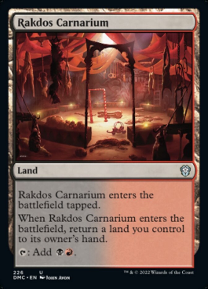 Rakdos Carnarium [Dominaria United Commander] | Mindsight Gaming