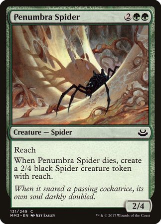 Penumbra Spider [Modern Masters 2017] | Mindsight Gaming