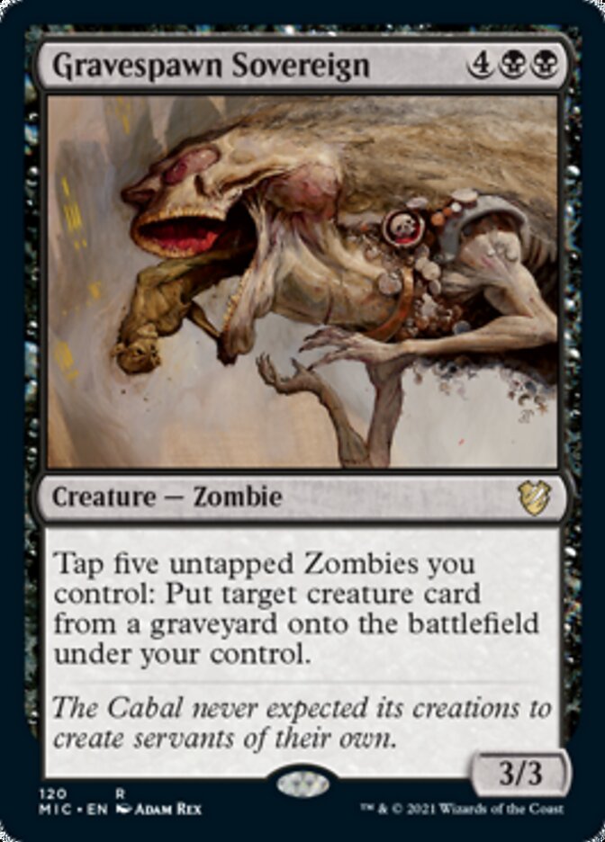 Gravespawn Sovereign [Innistrad: Midnight Hunt Commander] | Mindsight Gaming